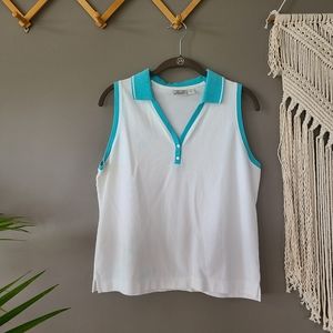 Tail | Sleeveless Vintage Golf  Polo Top sz Medium